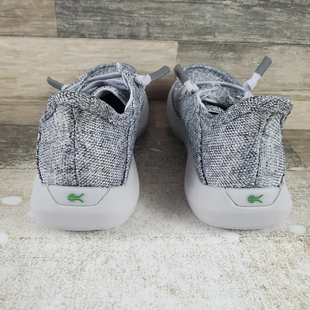 KURU DRAFT Rento Womens Shoes Sz 7 M Distressed White Dark Gray Lace Up Sneakers